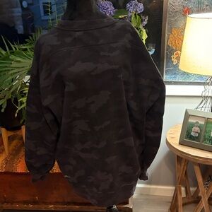 lululemon athletica Black Logo Performance Top